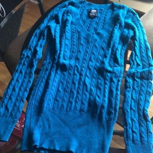 American Eagle Teal sweater lightly worn